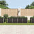 Garden Raised Bed Anthracite 320x80x77 cm Galvanised Steel