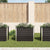 Garden Raised Bed Anthracite 100x40x77 cm Galvanised Steel