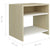 Bedside Cabinets 2 pcs White and Sonoma Oak 40x30x40 cm