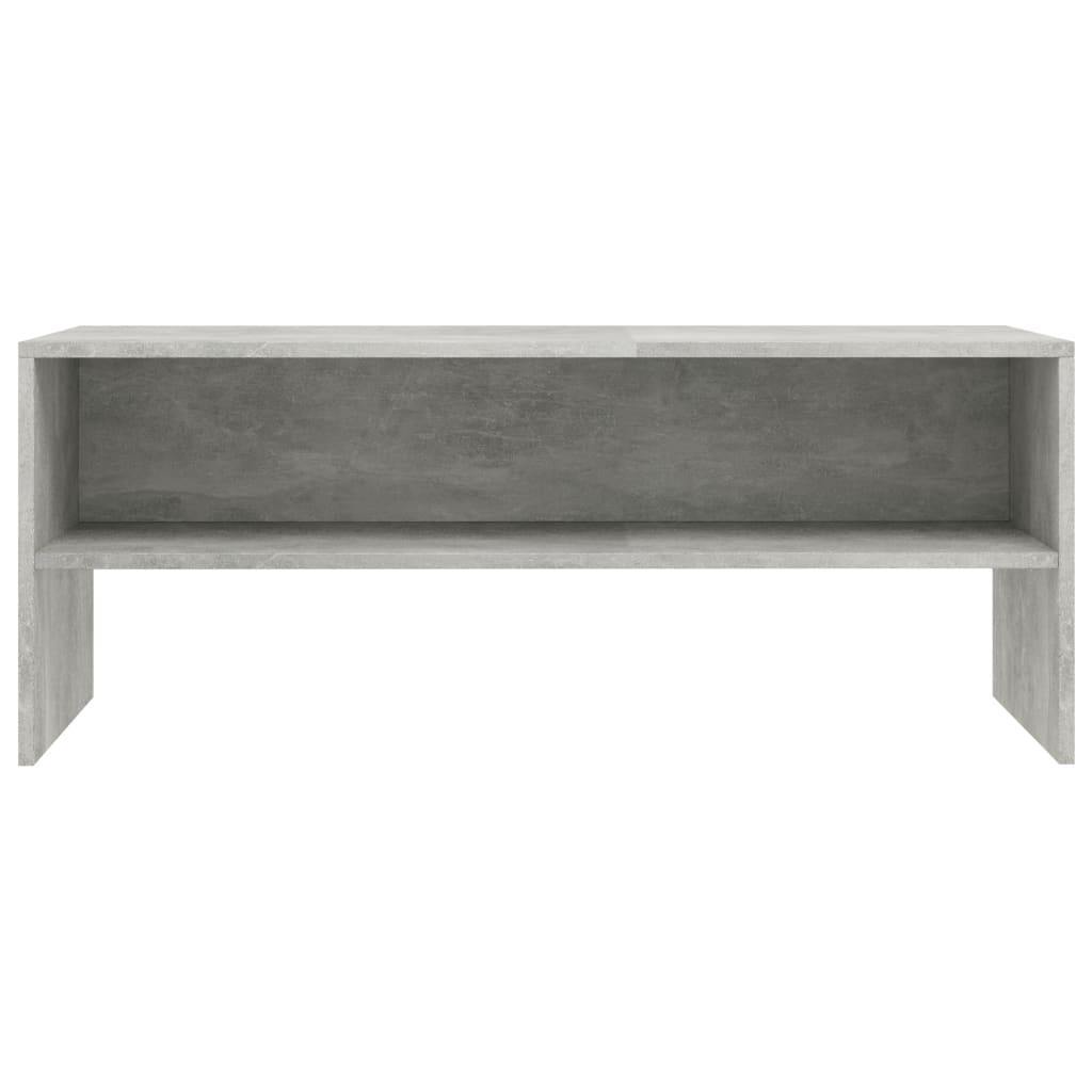 TV Cabinet Concrete Grey 100x40x40 cm Engineered Wood