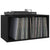 Vinyl Storage Box Black 71x34x36 cm Engineered Wood