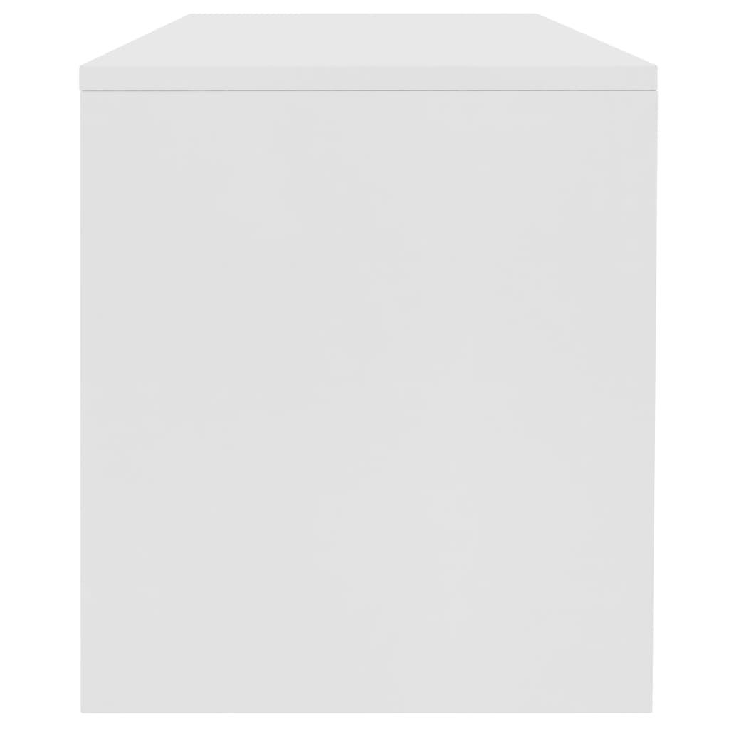 Coffee Table White 100x40x40 cm Engineered Wood