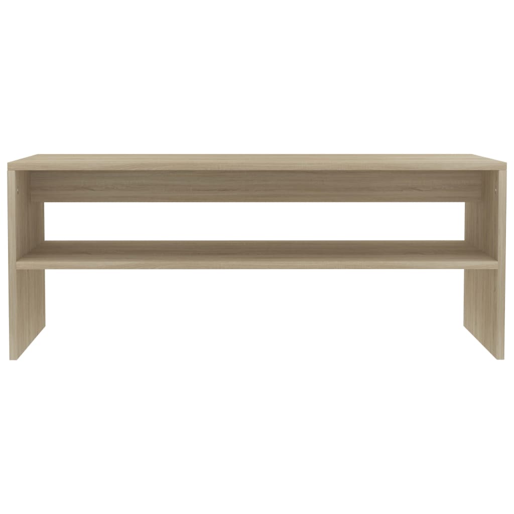 Coffee Table Sonoma Oak 100x40x40 cm Engineered Wood