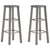 Bar Stools 2 pcs Anthracite MDF