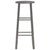 Bar Stools 2 pcs Anthracite MDF