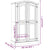 Wardrobe Mexican Pine Corona Range 2 Doors White
