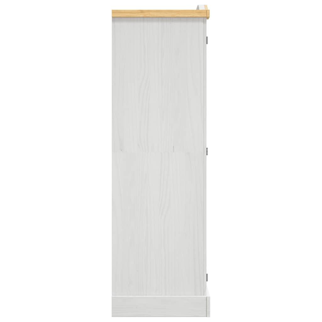 Wardrobe Mexican Pine Corona Range 3 Doors White