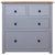 Sideboard Grey 80x40x83 cm Pinewood Panama Range