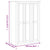 3-Door Wardrobe 118x50x171.5 cm Pine Panama Range