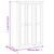 3-Door Wardrobe Grey 118x50x171.5 cm Pine Panama Range
