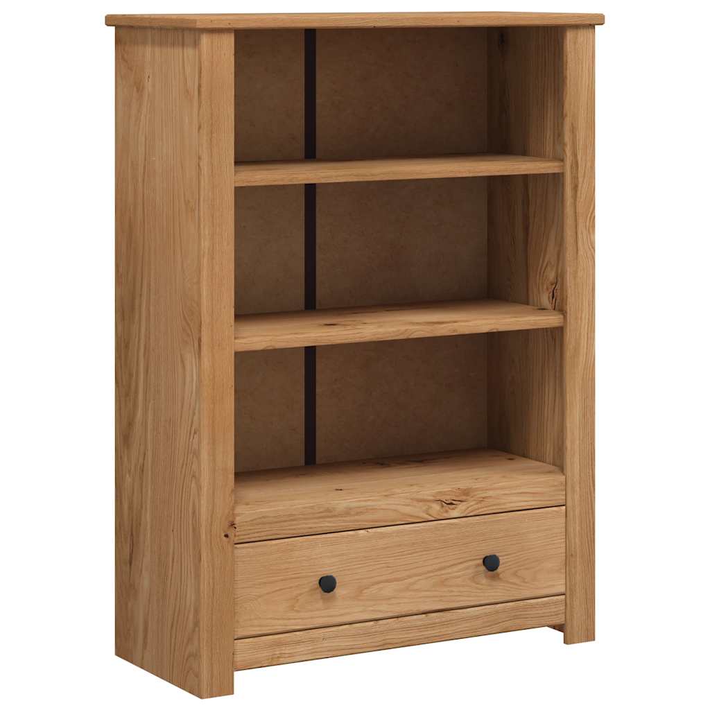Bookcase 80x35x110 cm Solid Pine Wood Panama Range
