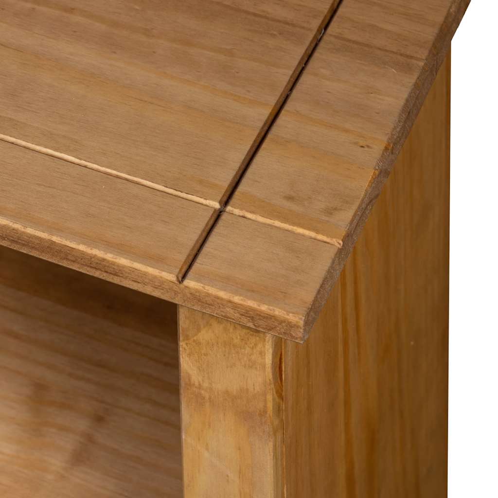 Bookcase 80x35x110 cm Solid Pine Wood Panama Range