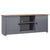 TV Cabinet Grey 120x40x50 cm Solid Pine Wood Panama Range