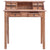 Writing Desk with Drawers 90x50x101 cm Solid Mahogany Wood