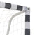 Soccer Goal 300x160x90 cm Metal Black and White