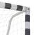 Soccer Goal 300x200x90 cm Metal Black and White