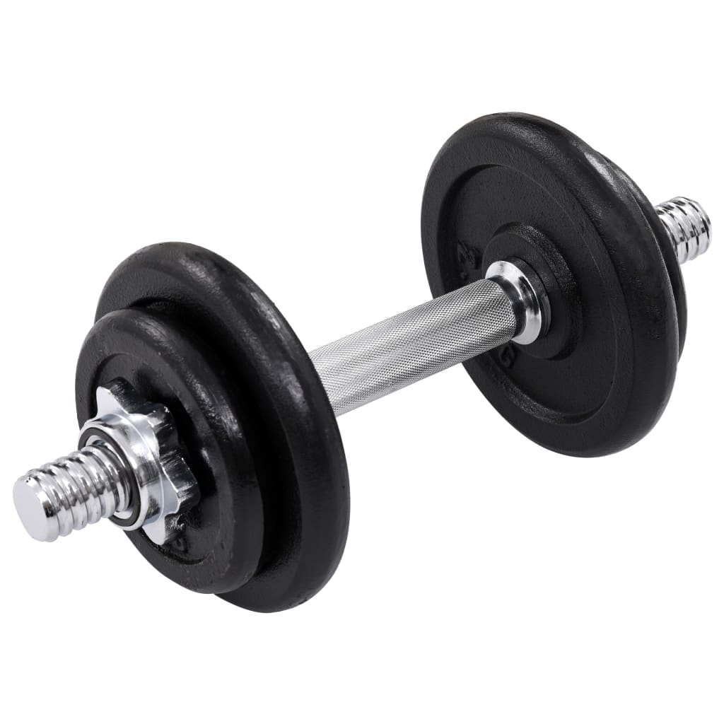 15 Piece Dumbbell set 20 kg Cast Iron