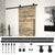 Sliding Door SKIEN Hardware Kit 183 cm Steel Black