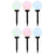 Outdoor Solar Lamps 6 pcs LED Spherical 20 cm RGB
