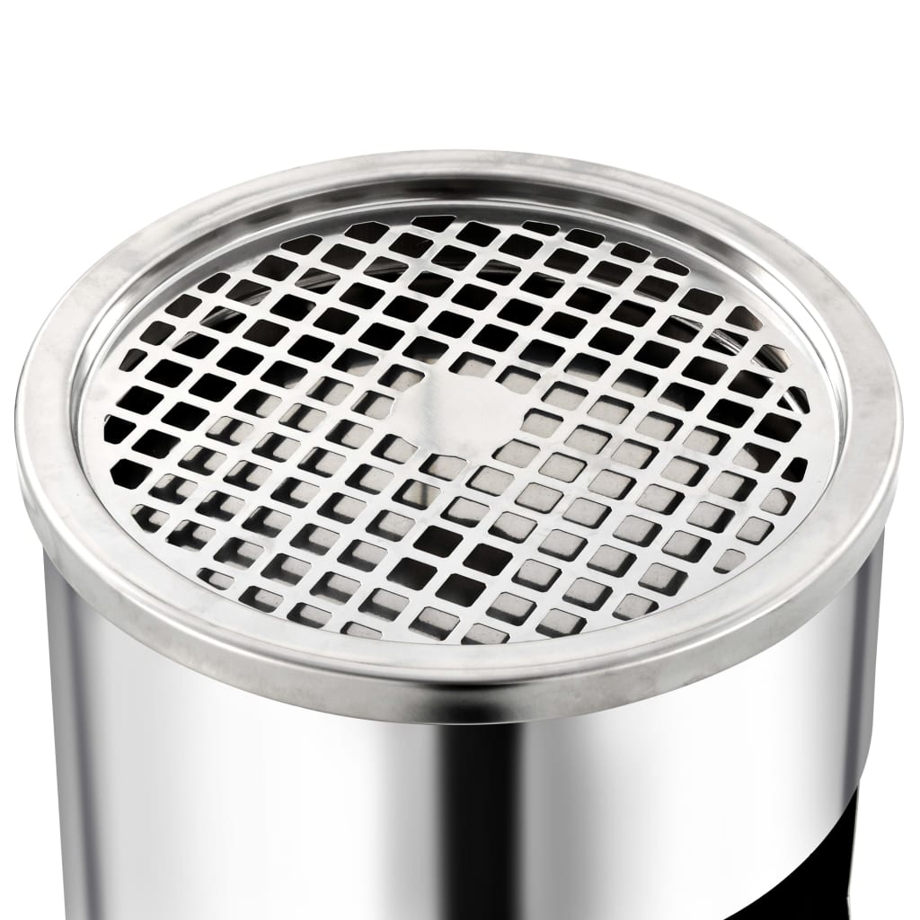 Ashtray Dustbin Hotel 30 L Stainless Steel