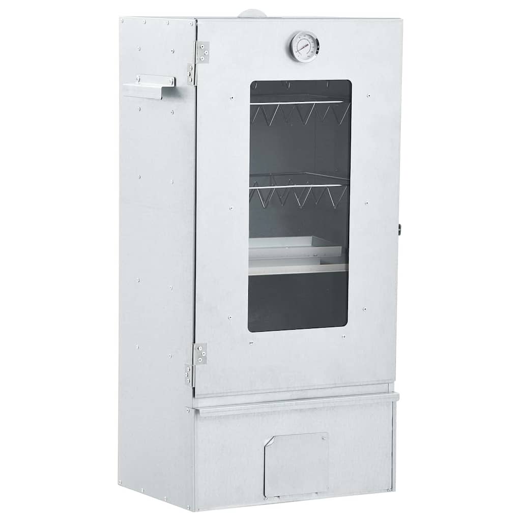BBQ Oven Smoker with 1kg Wood Chips 44.5x29x83 cm