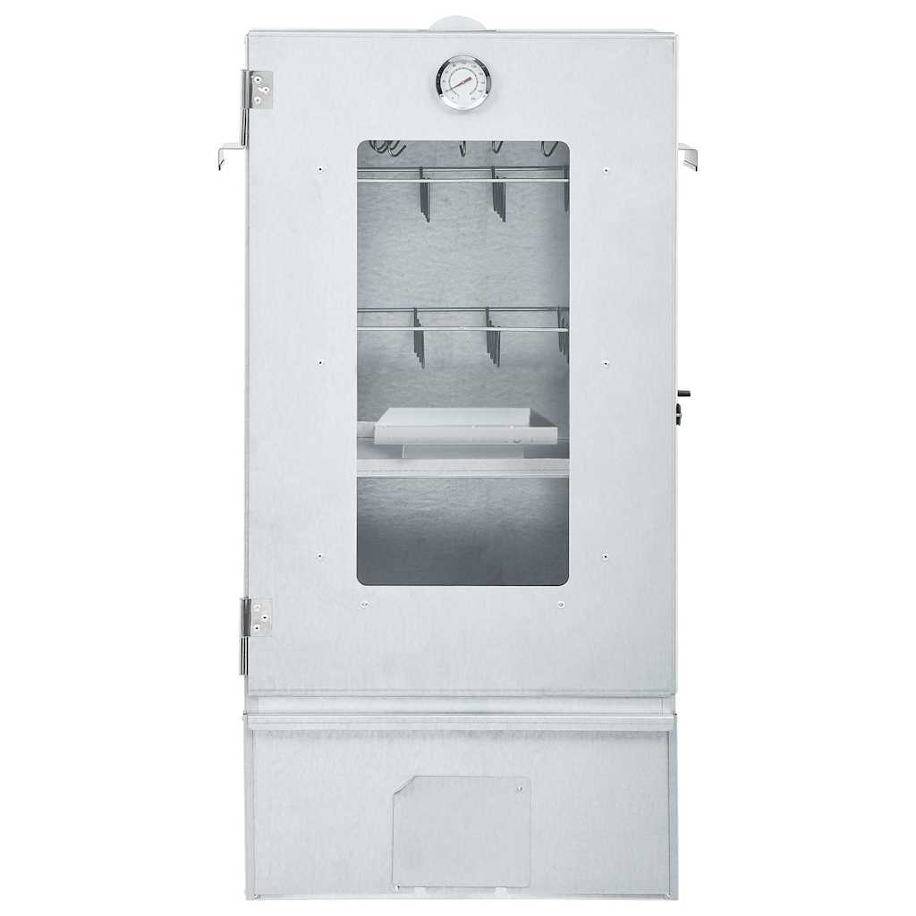 BBQ Oven Smoker with 1kg Wood Chips 44.5x29x83 cm