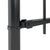 Garden Fence with Spear Top Steel 3.4 m Black