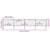 Garden Fence with Spear Top Steel 714.5x120 cm Black