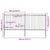 Garden Fence with Spear Top Steel 359x150 cm Black