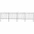 Garden Fence with Spear Top Steel 714.5x150 cm Black