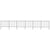 Garden Fence with Spear Top Steel 1070x150 cm Black