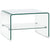 Coffee Table Clear 50x45x33 cm Tempered Glass