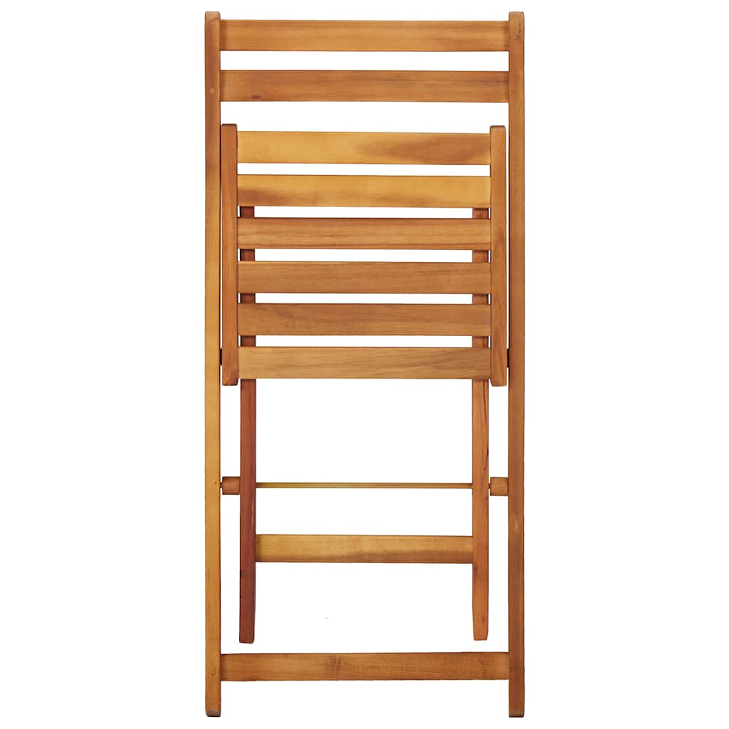 Garden Planter Table with 2 Bistro Chairs Solid Acacia Wood