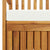 Storage Bench with Cushion 148 cm Solid Acacia Wood