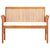 2-Seater Garden Bench with Cushion 120 cm Solid Acacia Wood