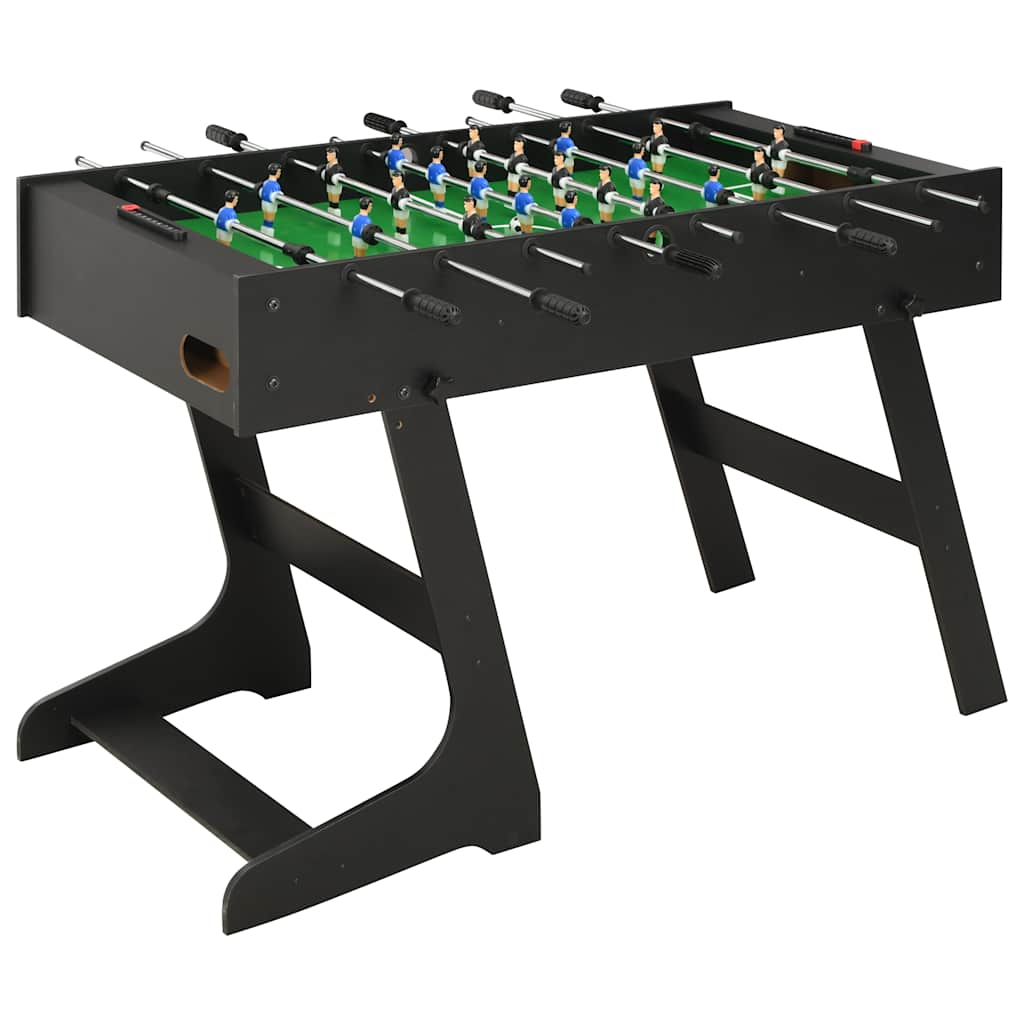 Folding Football Table 121x61x80 cm Black