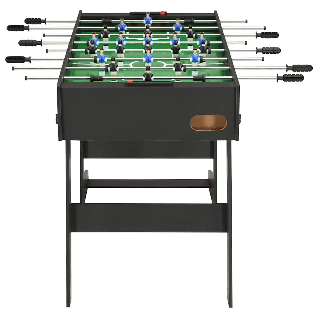 Folding Football Table 121x61x80 cm Black