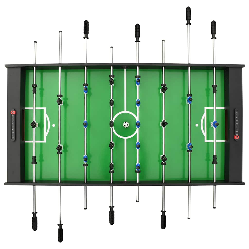 Folding Football Table 121x61x80 cm Black