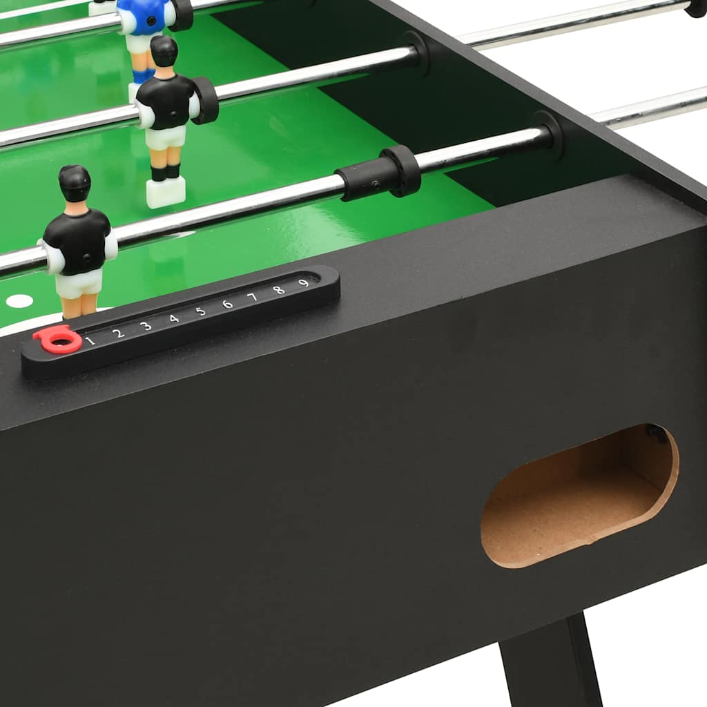 Folding Football Table 121x61x80 cm Black