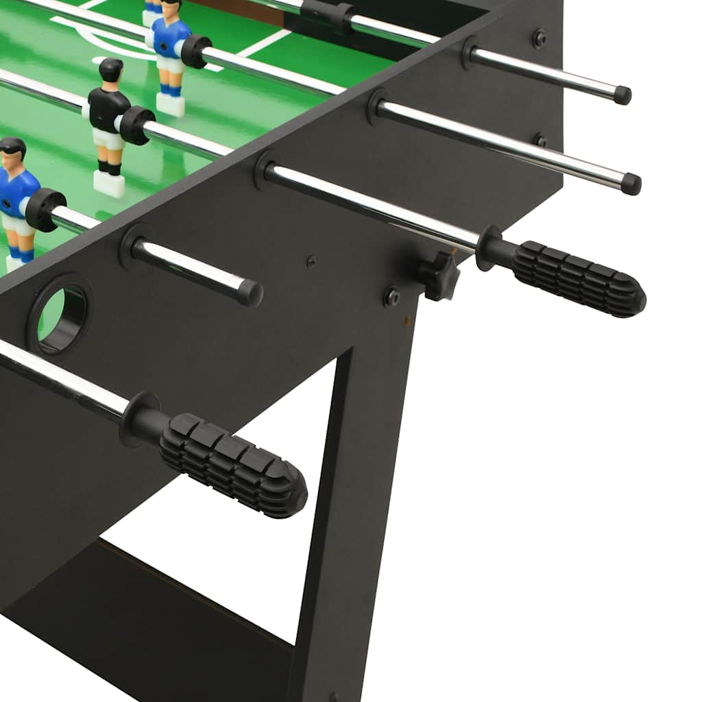 Folding Football Table 121x61x80 cm Black