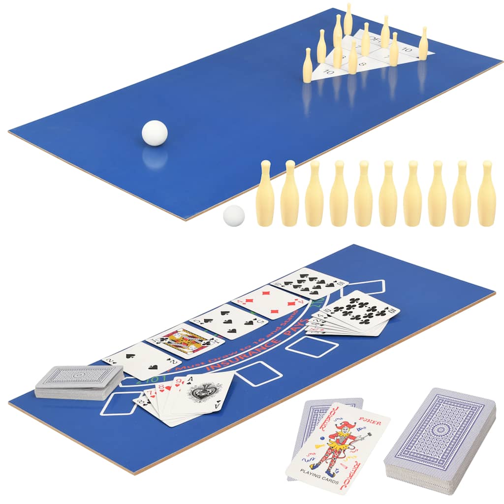15-in-1 Multi Game Table 121x61x82 cm Maple