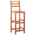 Bar Chairs 2 pcs Solid Acacia Wood