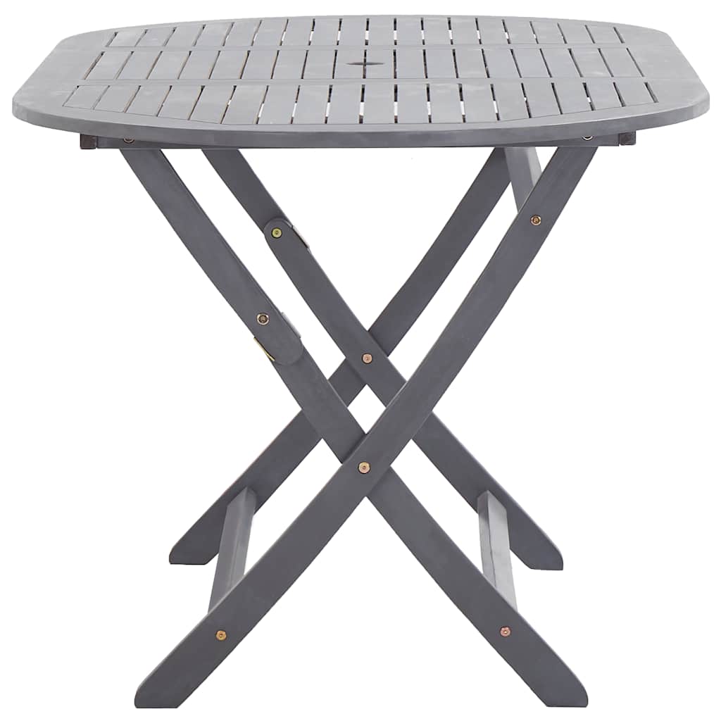 Folding Garden Table 160x85x75 cm Solid Acacia Wood