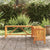 Garden Corner Bench with Planter 117x117x40 cm Solid Acacia Wood