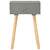 Bedside Tables 2 pcs Grey Solid Pinewood