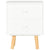 Bedside Cabinets 2 pcs White 40x30x50 cm Solid Pinewood
