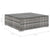 12 Piece Garden Lounge Set with Cushions Poly Rattan Grey