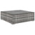 6 Piece Garden Lounge Set with Cushions Poly Rattan Grey