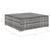 6 Piece Garden Lounge Set with Cushions Poly Rattan Grey
