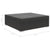 9 Piece Garden Lounge Set with Cushions Poly Rattan Black